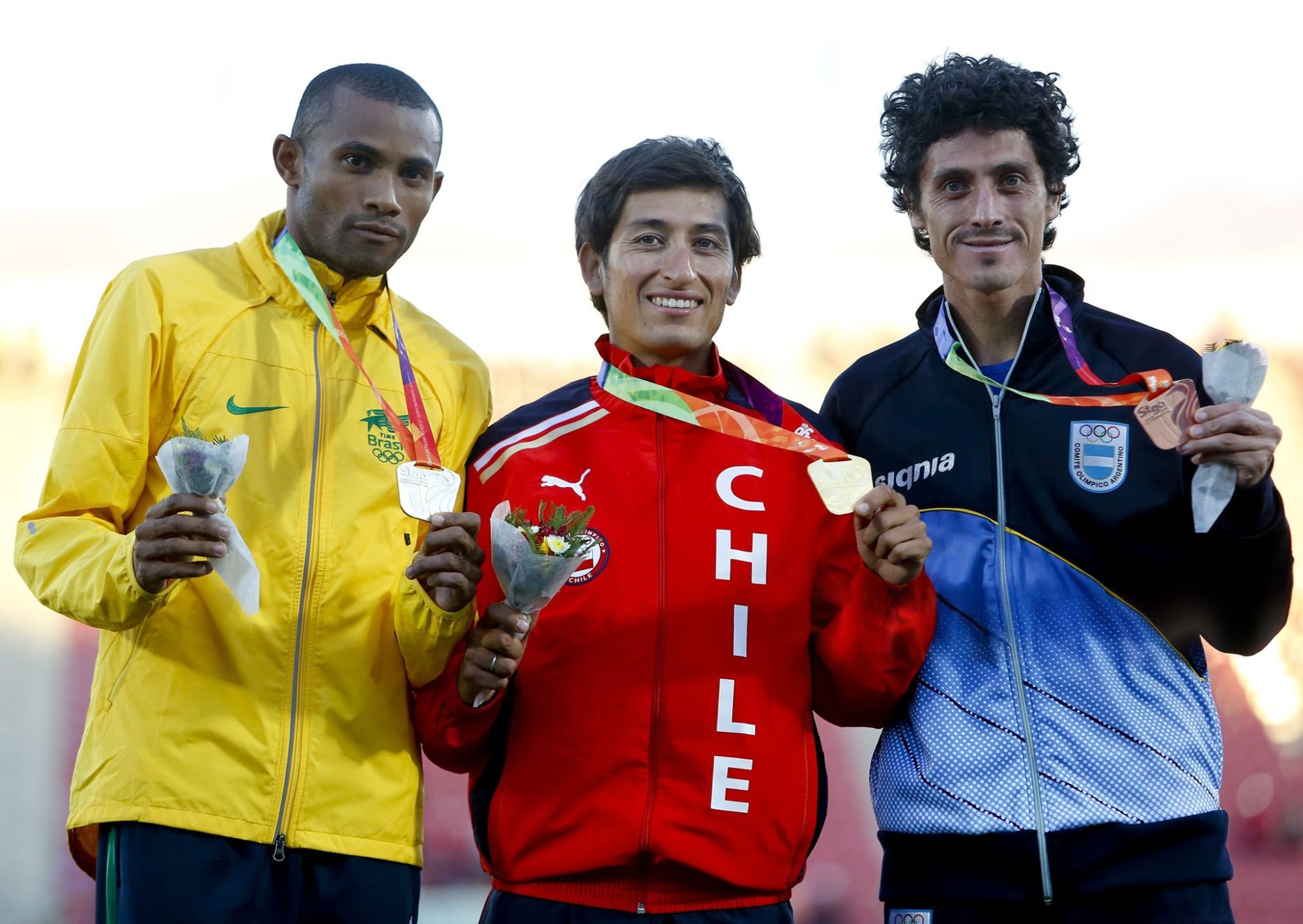 Joílson celebrando medalha no Pan-Americano Guadalajara 2011